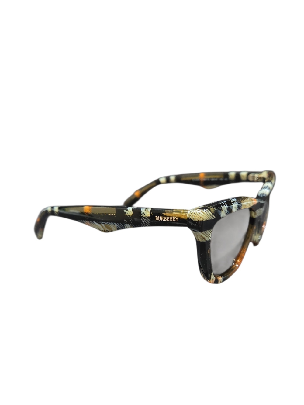 Burberry NEW Cat Eye Sunglasses Be4435 Classic Brown Black Nova Check - Picture 4 of 9